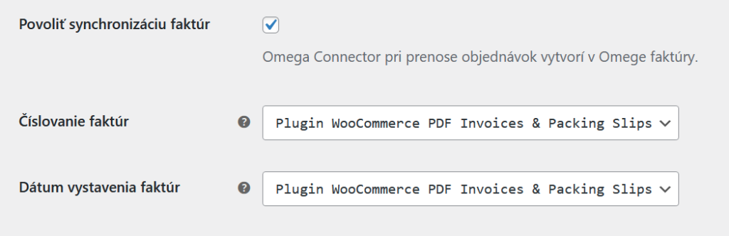 Definovanie kompatibility WooCommerce KROS Omega Connector s generátorom PDF faktúr